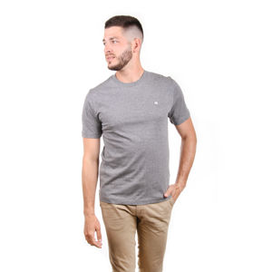 Calvin Klein pánské šedé tričko Badge - XL (39)